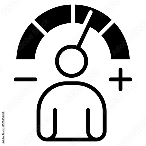 Performance outline mixed icon