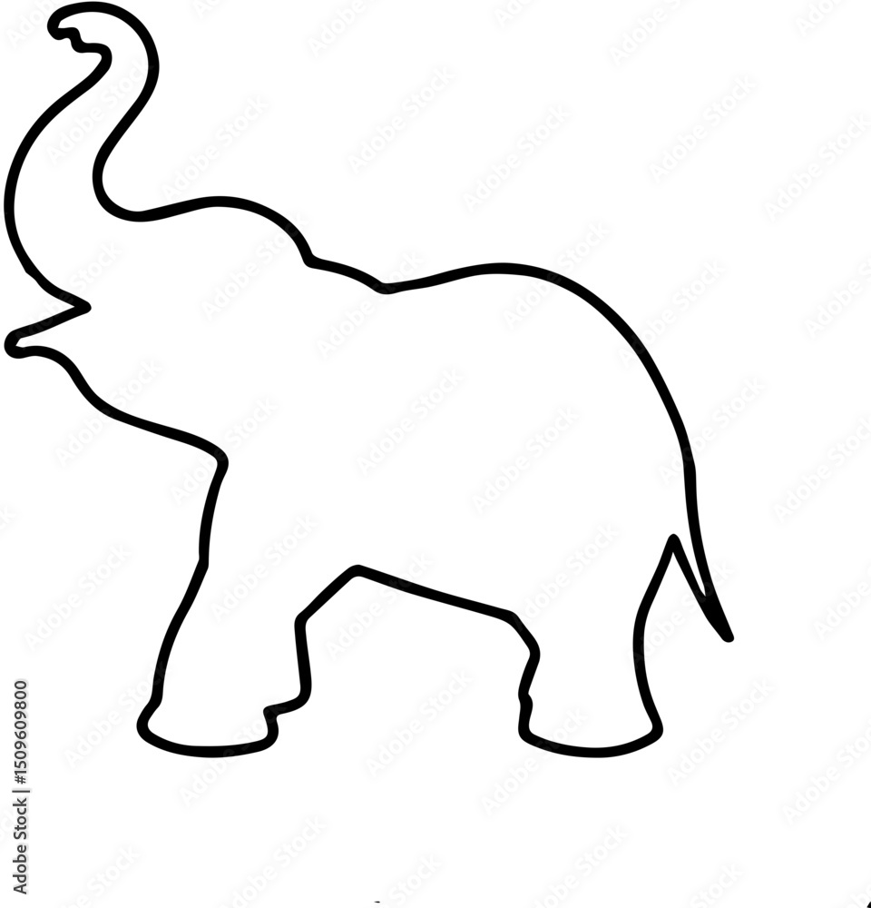 elephant vector illustration black and white elephant vector illustration black and white