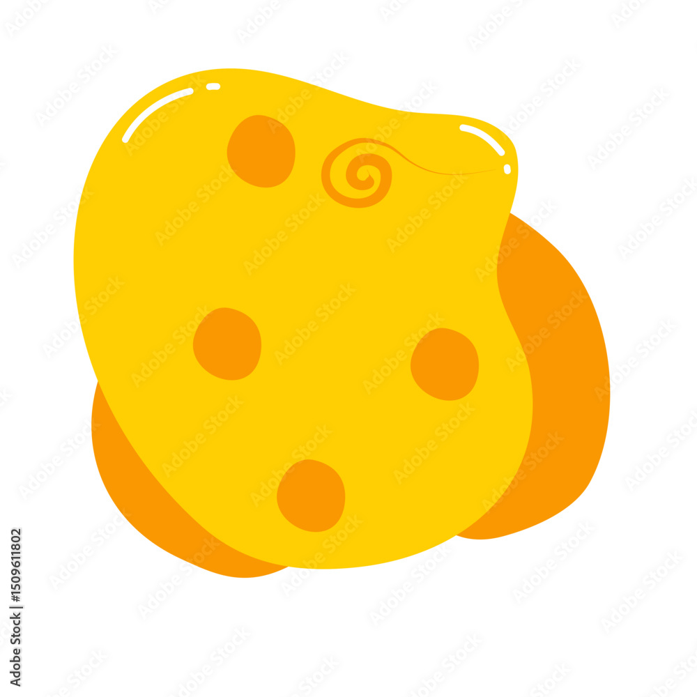 Fototapeta premium Abstract organic liquid shapes colorful. Irregular fluid flat shapes. Random wavy oval spots and curvy elements.