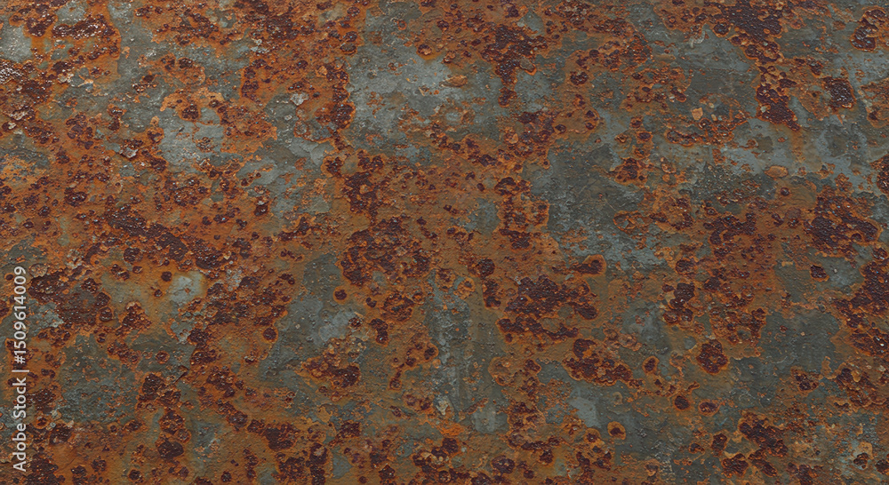 Hyper-realistic rusted metal texture, detailed corrosion and patina effects, industrial feel 2 Hyper-realistic rusted metal texture, detailed corrosion and patina effects, industrial feel 2