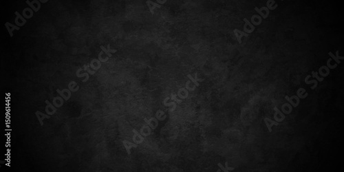 Black texture chalk board and black board. limestone wall concrete texture grunge backdrop background anthracite design. rock dark grey black slate background texture.