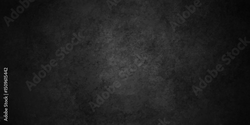 Abstract Black texture chalk board and black board background. stone concrete texture grunge backdrop background. Panorama dark grey black slate wall texture.