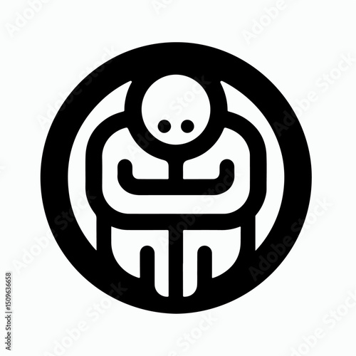 introvert icon vector illustration