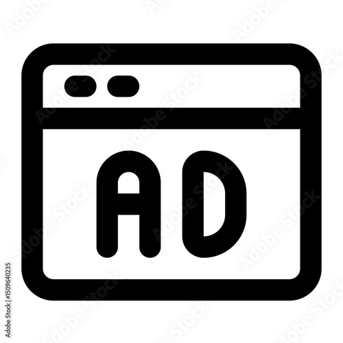 ads icon for illustration