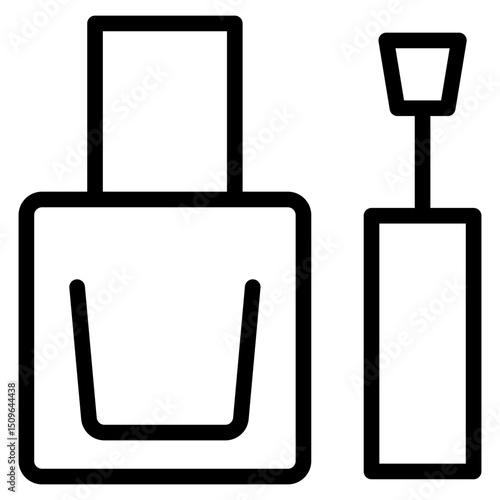 Cosmetic bottle, Skincare Beauty icon in vector illustration perfect for skincare, beauty, and personal care product packaging or UI design projects.