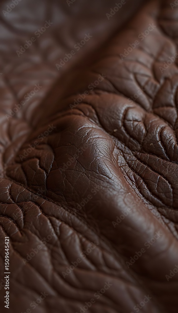 close up of a brown leather texture close up of a brown leather texture