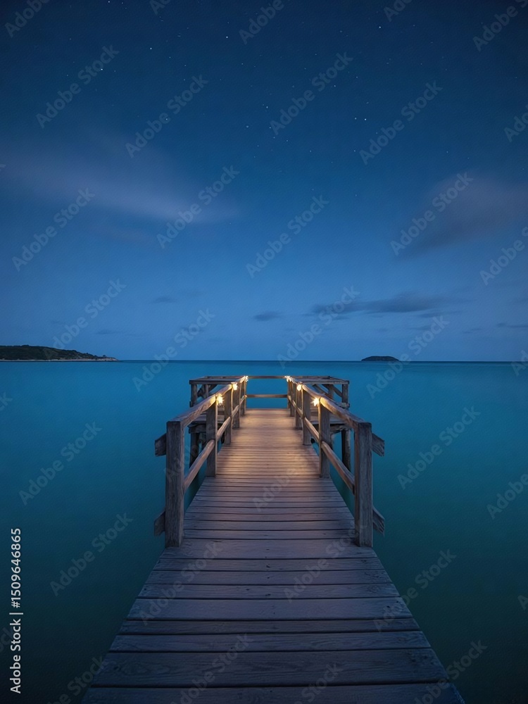 Obraz premium Bridge at night