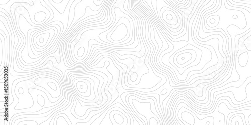 White wave paper curved reliefs abstract background, Abstract topographic contours map background, Topography map background. Vector geographic contour map.