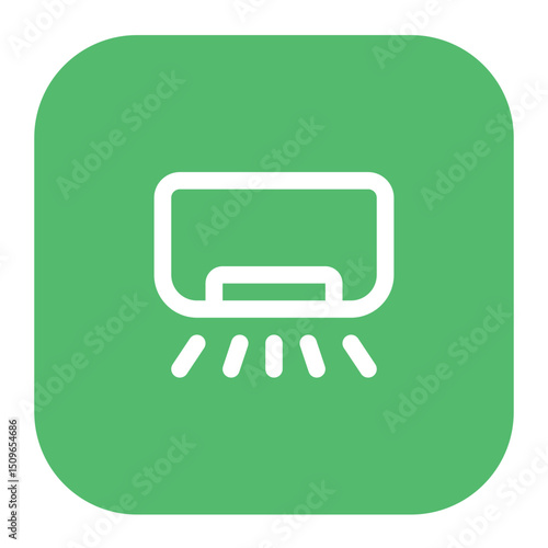 air conditioner icon for illustration