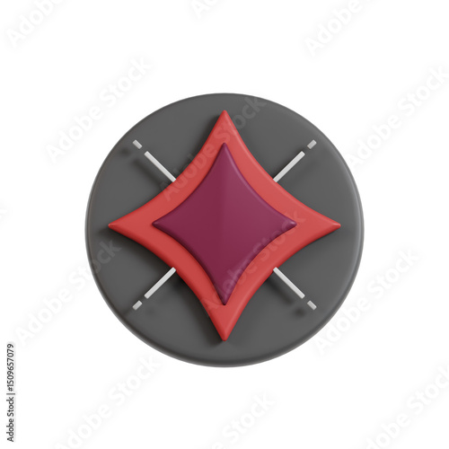 immortal rank valorant 3d icon illustration