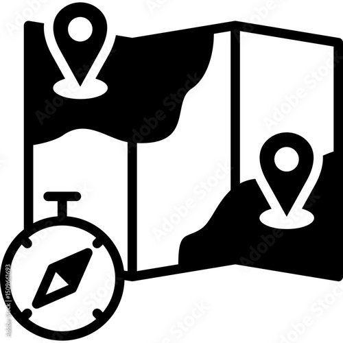 Travel Map Icon