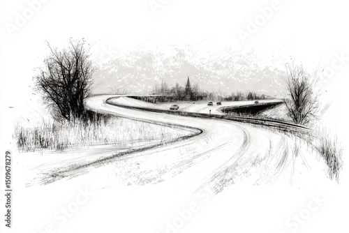 Road sketch: A dynamic depi...