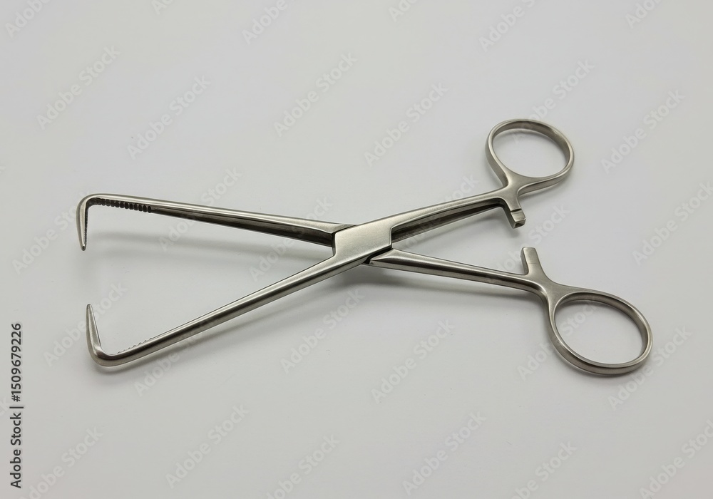 Surgical instrument lying on a surface Surgical instrument lying on a surface