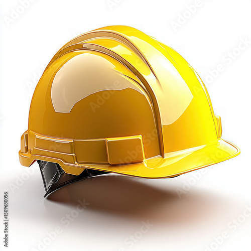 construction helmet isolated