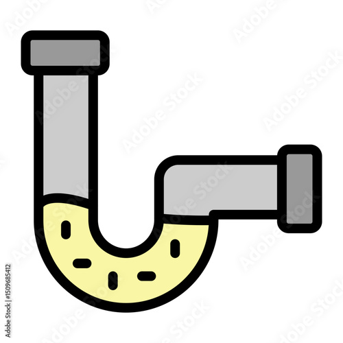 Drainage Vector Filled Icon Design