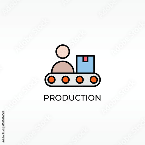 Production Vector, Icon Or Logo Sign Isolated Symbol Illustration