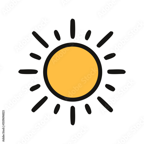Sun icon portraying symbols connected to Jesus Christ suitable for religious designs, Easterrelated projects, Christian publications, and worship materials.