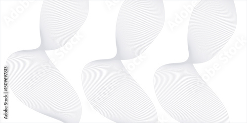 Abstract white plastic spoon isolated on a white background