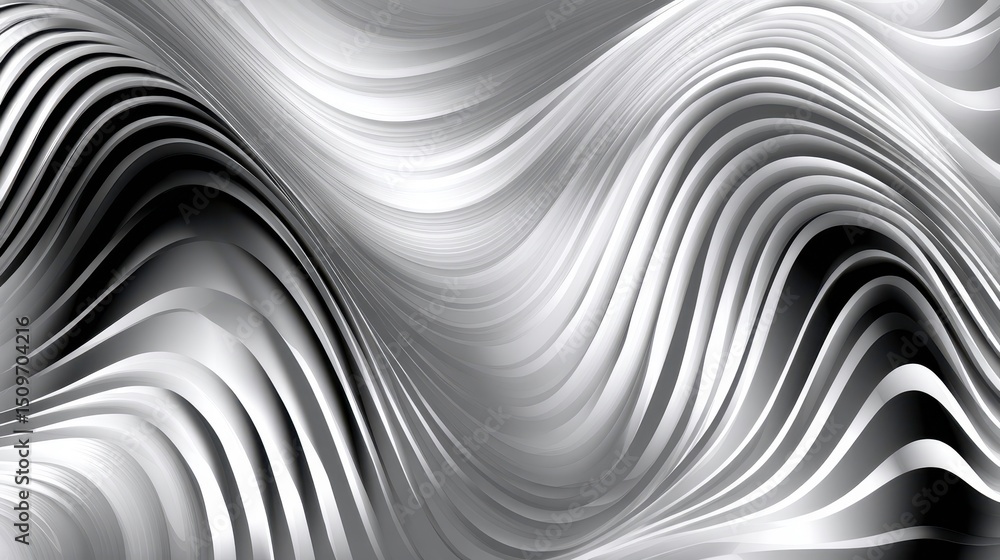 Abstract Silver Waves Background. Metal Texture. Modern Design. Abstract Silver Waves Background. Metal Texture. Modern Design.