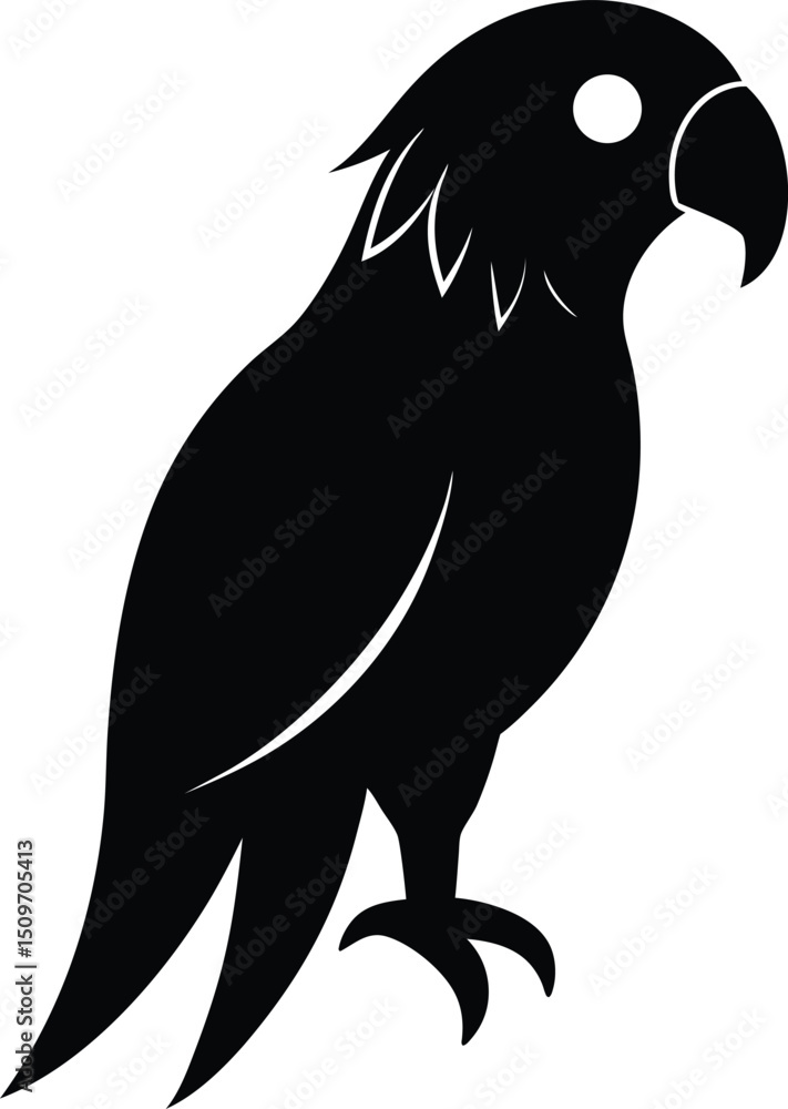 Obraz premium eagle silhouette vector
