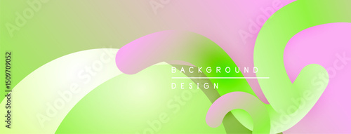 Abstract fluid shapes, pastel colors blend. Modern design element for backgrounds, presentations. Soft gradients create visual interest.