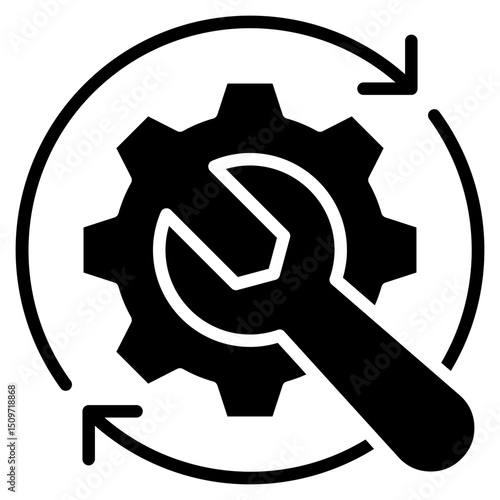 Maintenance Tools glyph icon