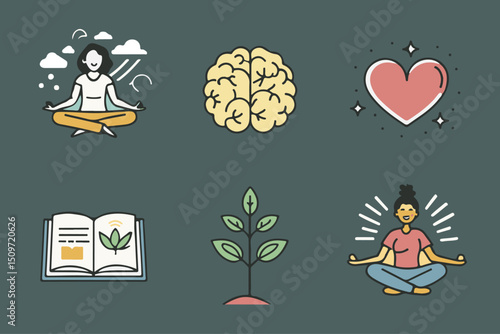 Meditative Practices and Mental Well-being Concepts
