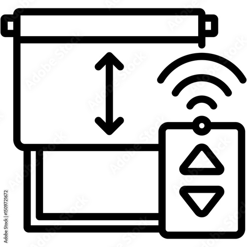 Smart Window Shades Icon