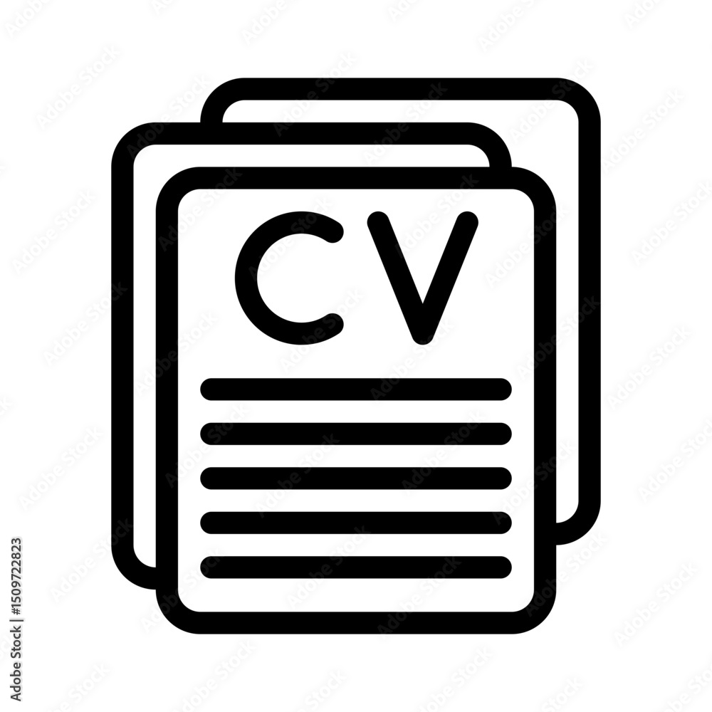 CV line icon CV line icon