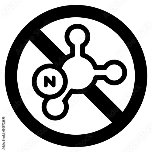 nitrates free icon