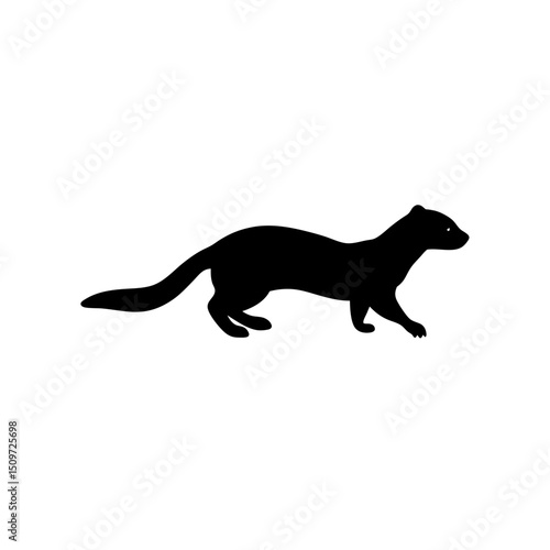 A Clean Vector Art Piece of a Breaching Whale in a Detailed Side Profile