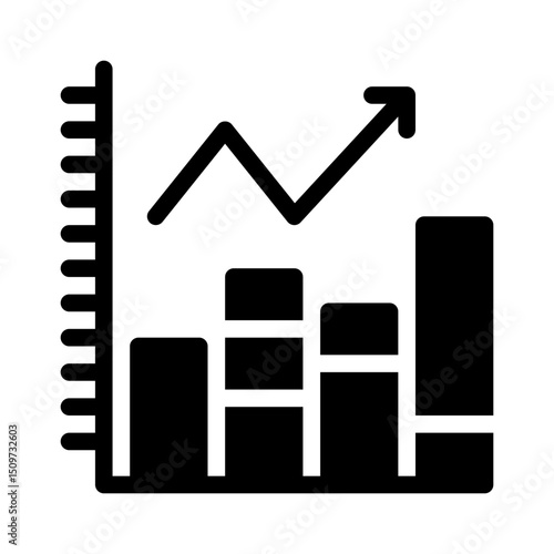 data comparison glyph icon