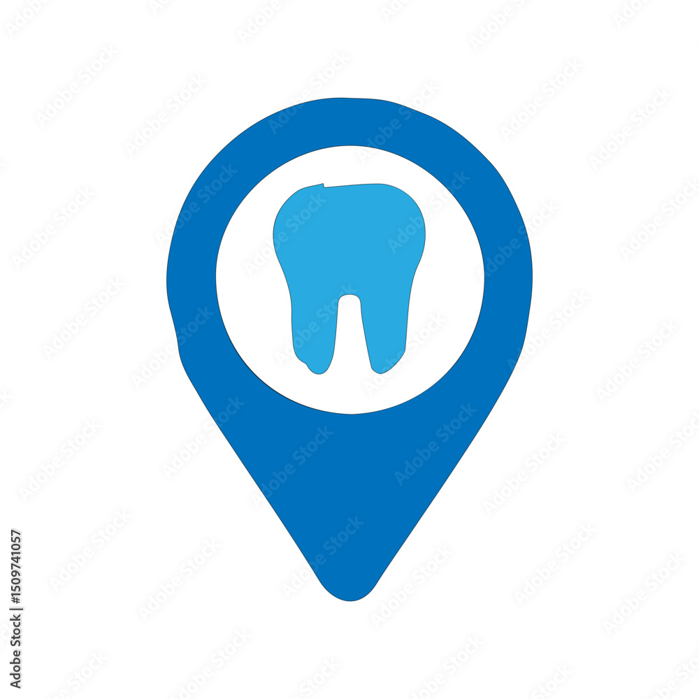 dentist location icon dentist location icon