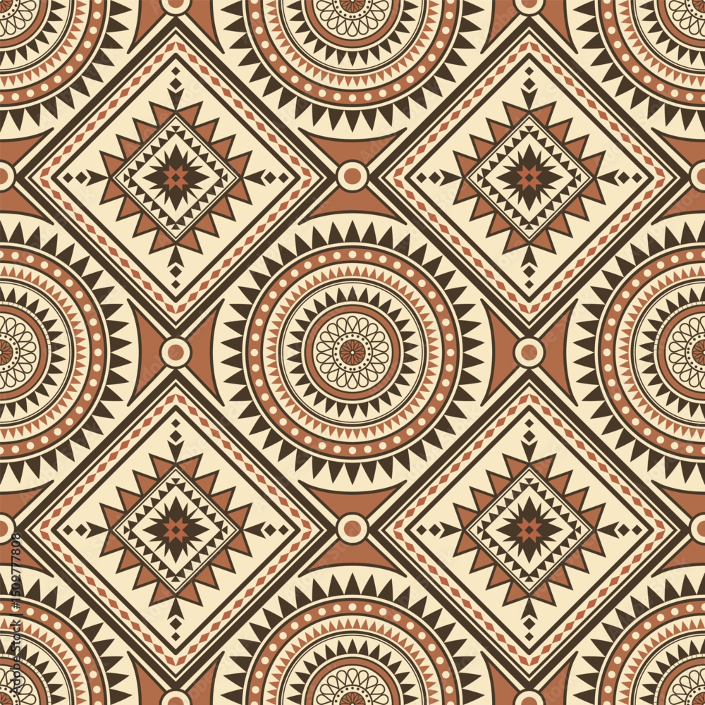 Southwest Native seamless pattern ethnic tribal Aztec geometric Navajo Native American fabric colorful design Southwest Native seamless pattern ethnic tribal Aztec geometric Navajo Native American fabric colorful design