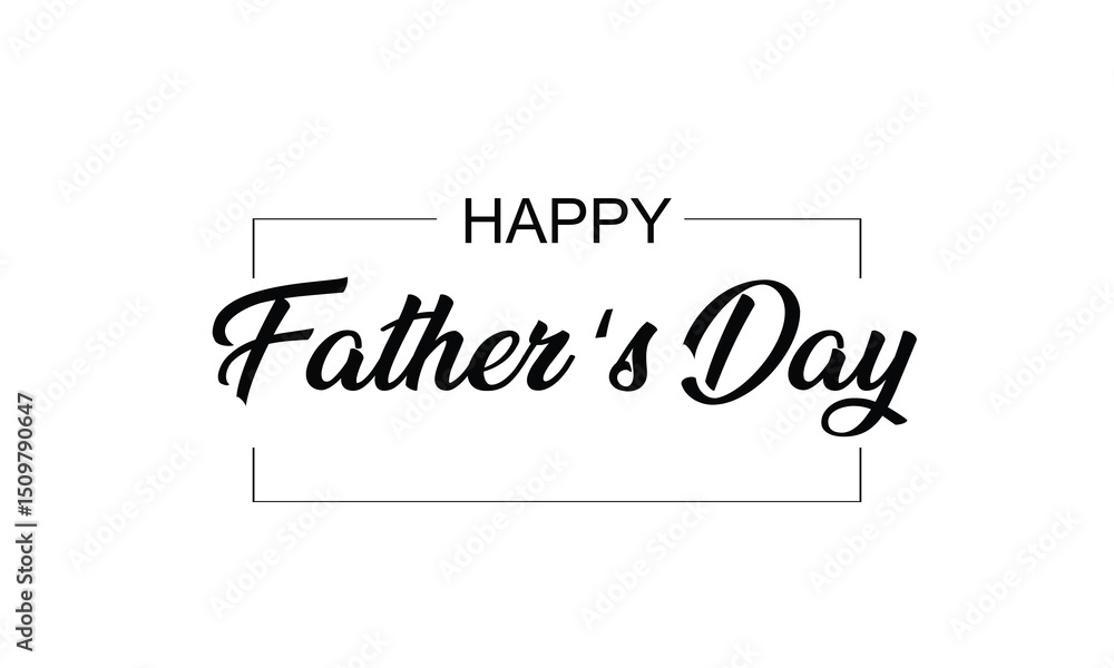 Happy Father's Day logo design, Handwritten text with Father's Day with love vector logo, love for fathers. Vector Illustration . EPS 10 . Happy Father's Day logo design, Handwritten text with Father's Day with love vector logo, love for fathers. Vector Illustration . EPS 10 .