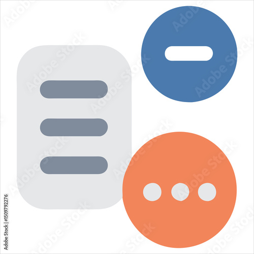 Contextual Menu Icons with Dots Lines Buttons and Ellipsis for Interface and Navigation Elements
