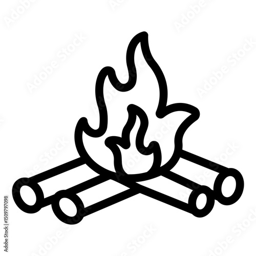 fire Line Icon