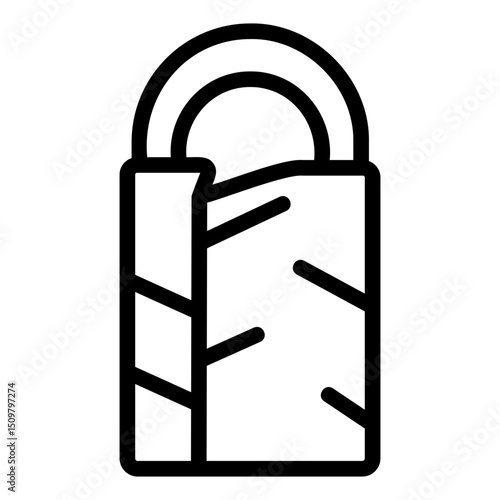 sleeping bag Line Icon