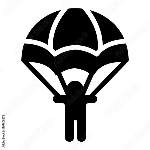 parachute Solid icon