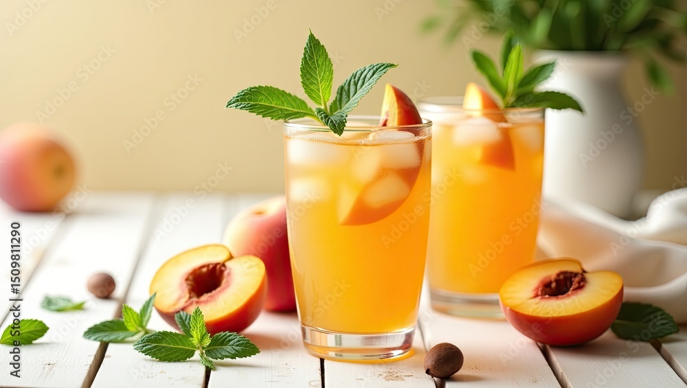 Fototapeta premium fresh fruit juice