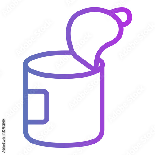 can Gradient icon