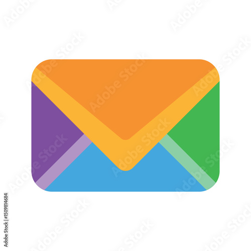 Free Download Colorful envelope mail icon vector design PNG - GFXLoad