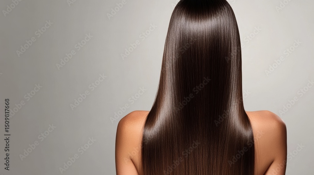 Beautiful model girl with Brown hair strand,silky healthy chestnut wavy hair strand,hair wavy ribbon, with smooth,Keratin straightening,Treatment,straight long hair,procedures,Smooth hairstyle. Beautiful model girl with Brown hair strand,silky healthy chestnut wavy hair strand,hair wavy ribbon, with smooth,Keratin straightening,Treatment,straight long hair,procedures,Smooth hairstyle.
