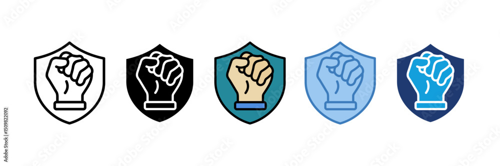 Obraz premium Confidence Building Icon Element For Design