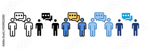 Communication Skills Icon Element For Design