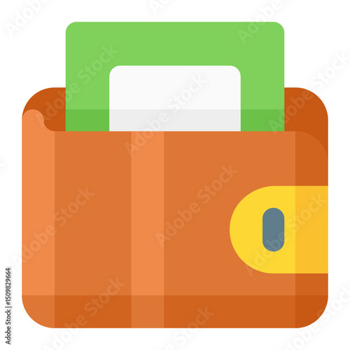 wallet money colored icon