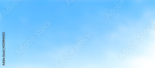 Photography Minimal soft blue sky background, blurred sky and clouds, abstract clean space,