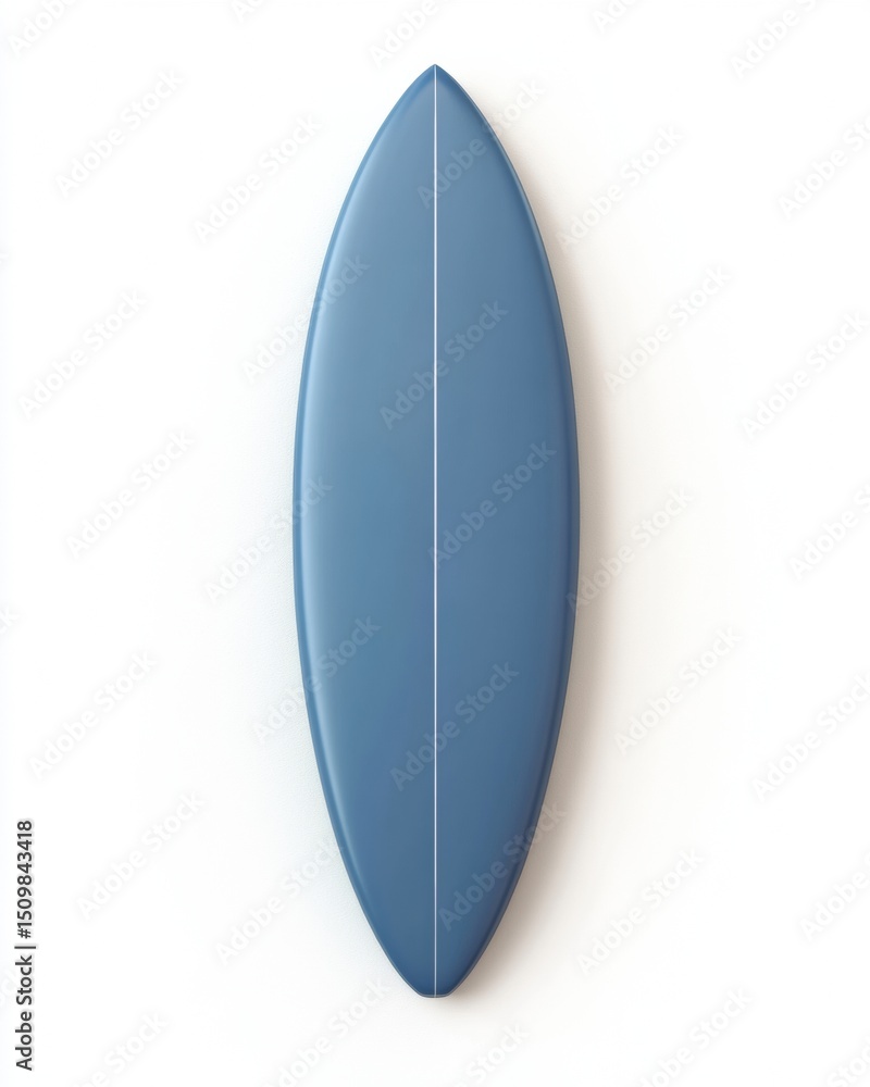 blue surfboard on white background blue surfboard on white background