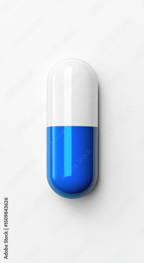 blue pills in a glass blue pills in a glass
