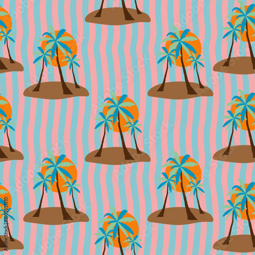 Palm Springs Repeat Pattern 2